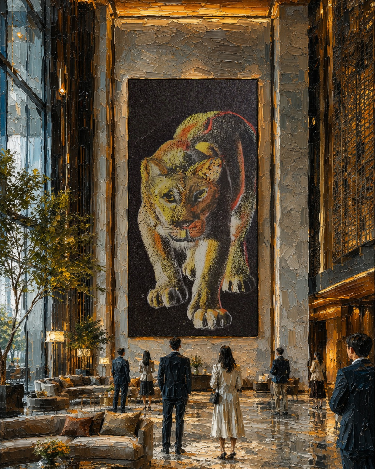 Lions Gaze